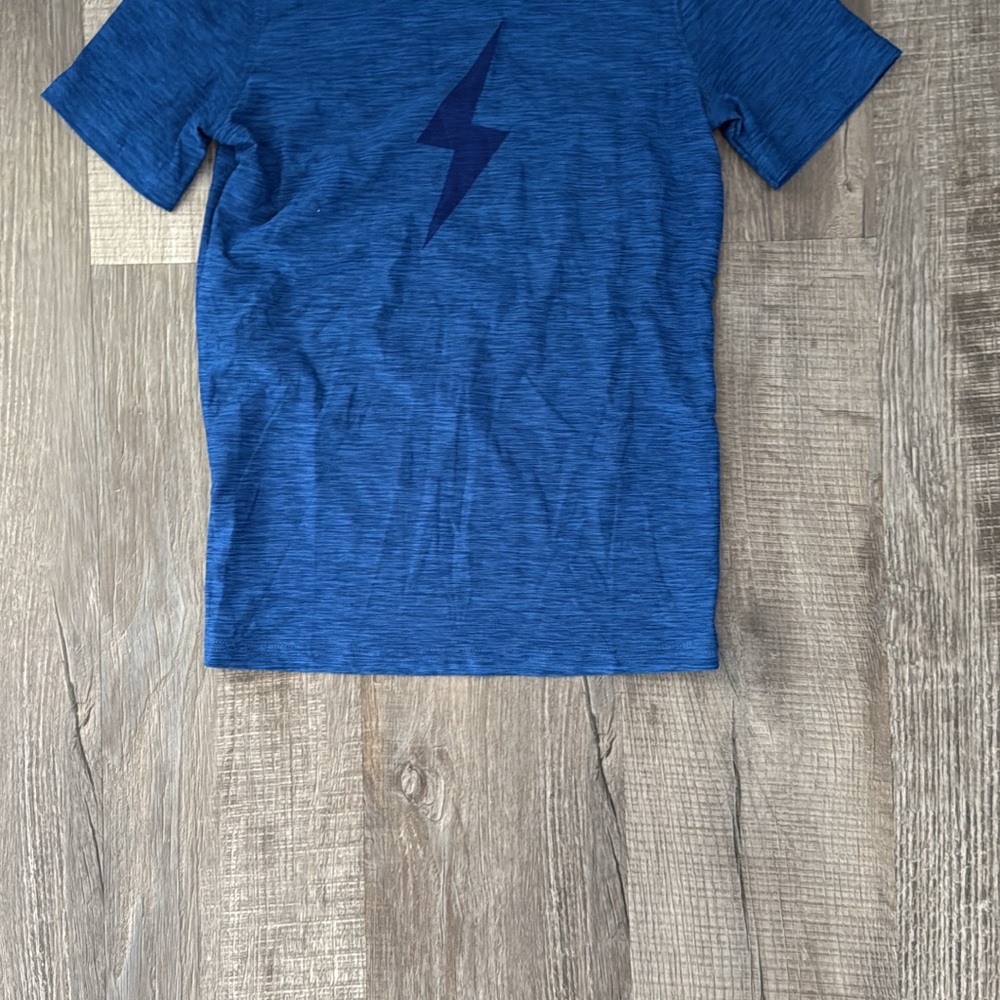 Kids Blue Lightning Bolt T-Shirt